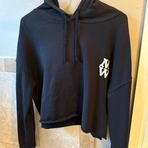 Morgan Wallen 
Black Cropped Hoodie